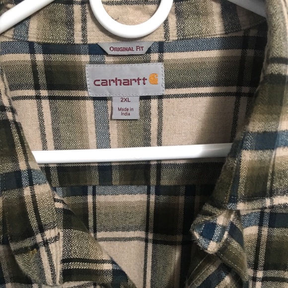 XXL carhartt long sleeve button up - Picture 3 of 5